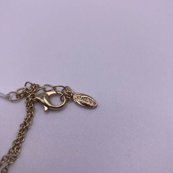 Guess Gold & Rhinestone Interlocking Hearts Bracelet - Picture 4 of 7